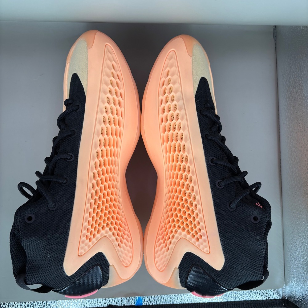 Adidas AE 1 With Love Anthony Edwards Basketball Shoes Coral Black IF1883 6.5 - Picture 5 of 7